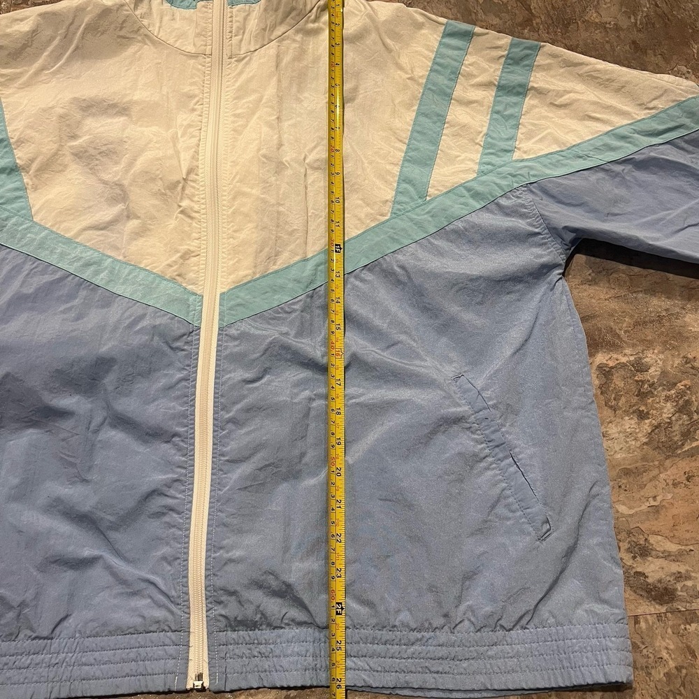 Norm Thompson | Vintage Color Block Wind Breaker-Work Out Jacket | Size M - Picture 9 of 9